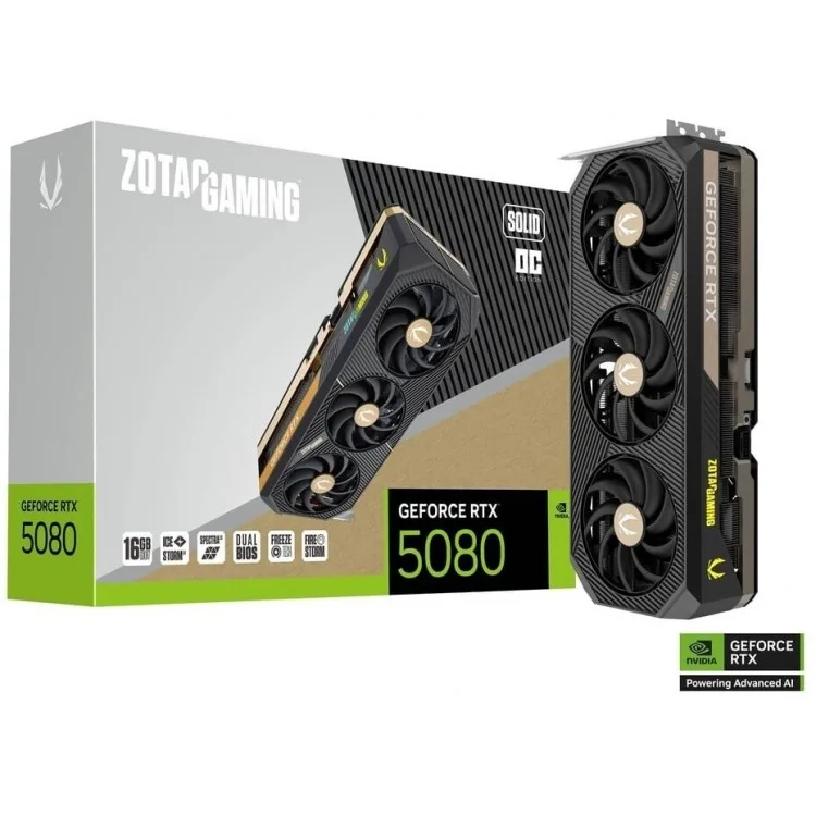 خرید کارت گرافیک ZOTAC Gaming GeForce RTX 5080 Solid - حافظه 16 گیگابایت