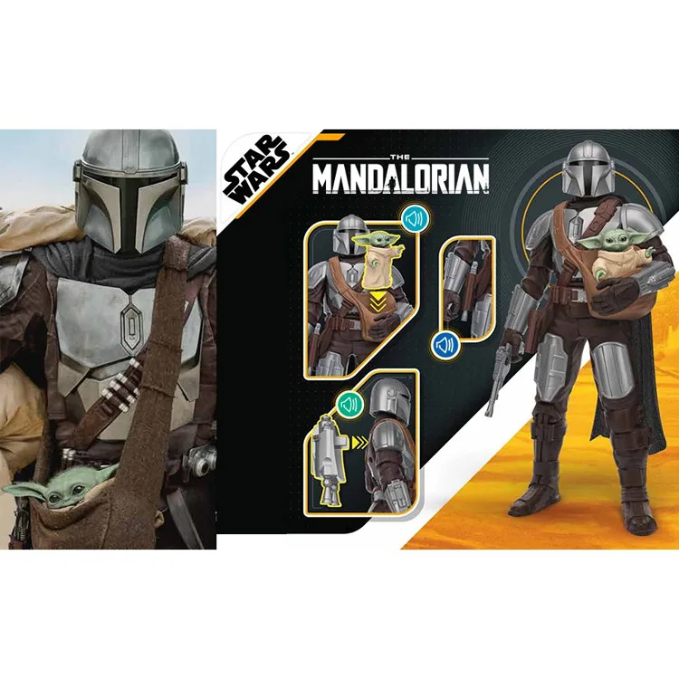 خرید اکشن فیگور مندلورین و گروگو از سریال The Mandalorian - کالکشن Galactic Action - طول 30 سانتی متر