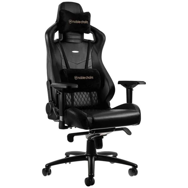 خرید صندلی گیمینگ Noblechairs EPIC -چرم واقعی مشکی