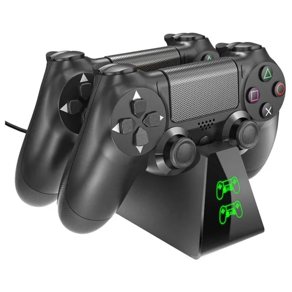 خرید پایه شارژر دوگانه Dobe برای PS4 - سیاه