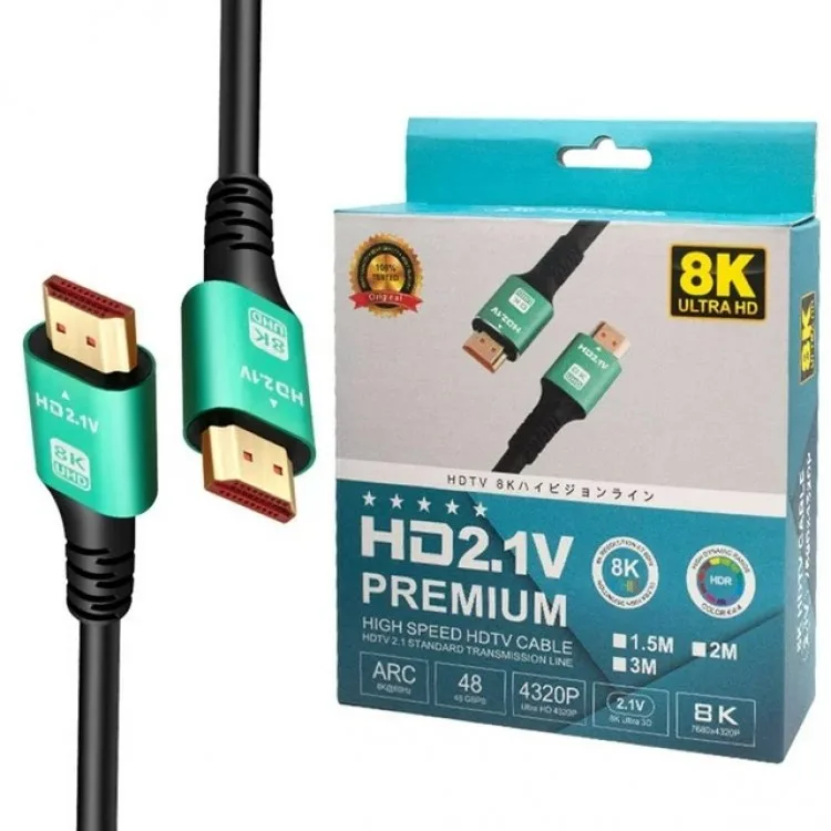 خرید کابل HDMI 2.1 Kazocay - طول ۱.۵ متر