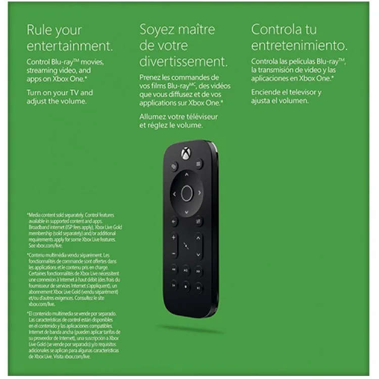 xbox one control multi media remote