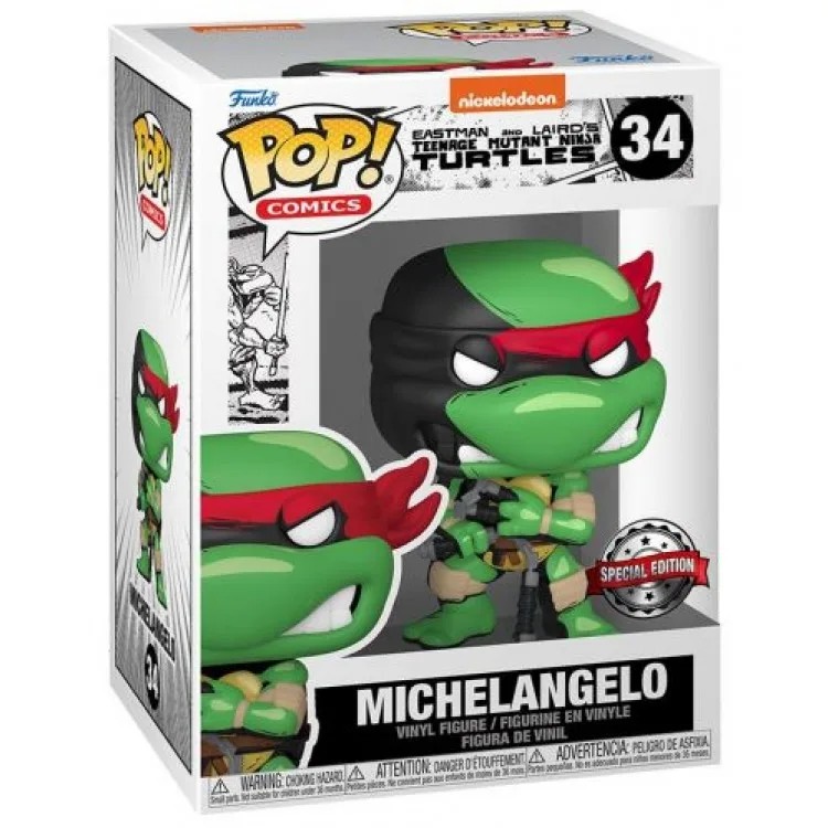 خرید عروسک POP! - شخصیت میکلانجلو از کامیک بوک TMNT - نسخه ويژه