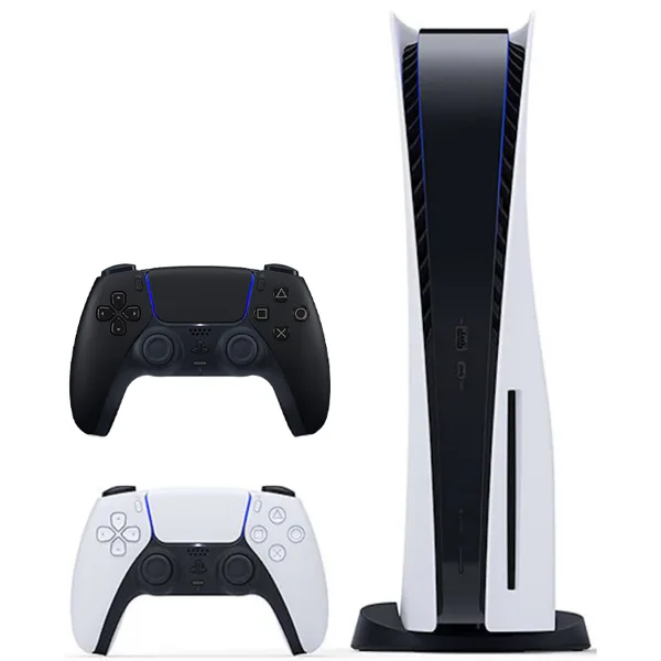 کنسول PlayStation 5 دیسک خور + دوال سنس سیاه