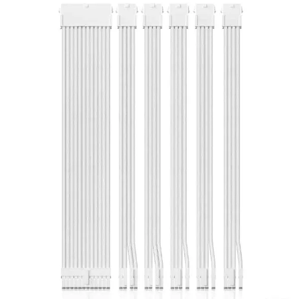 خرید کابل پاور روکش دار AsiaHorse 16AWG - سفید