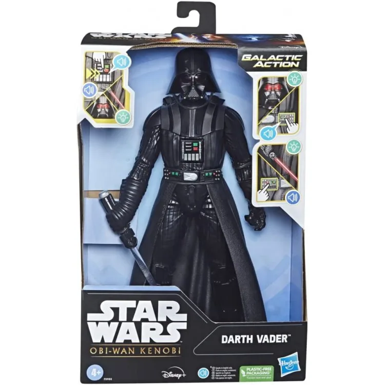خرید اکشن فیگور دارث ویدر از سریال Obi-Wan Kenobi - کالکشن Galactic Action - طول 30 سانتی متر