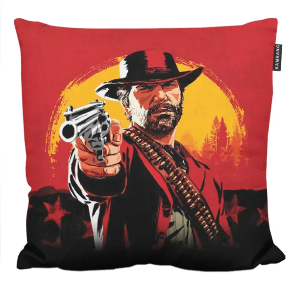 خرید بالشت - طرح بازی Red Dead Redemption 2