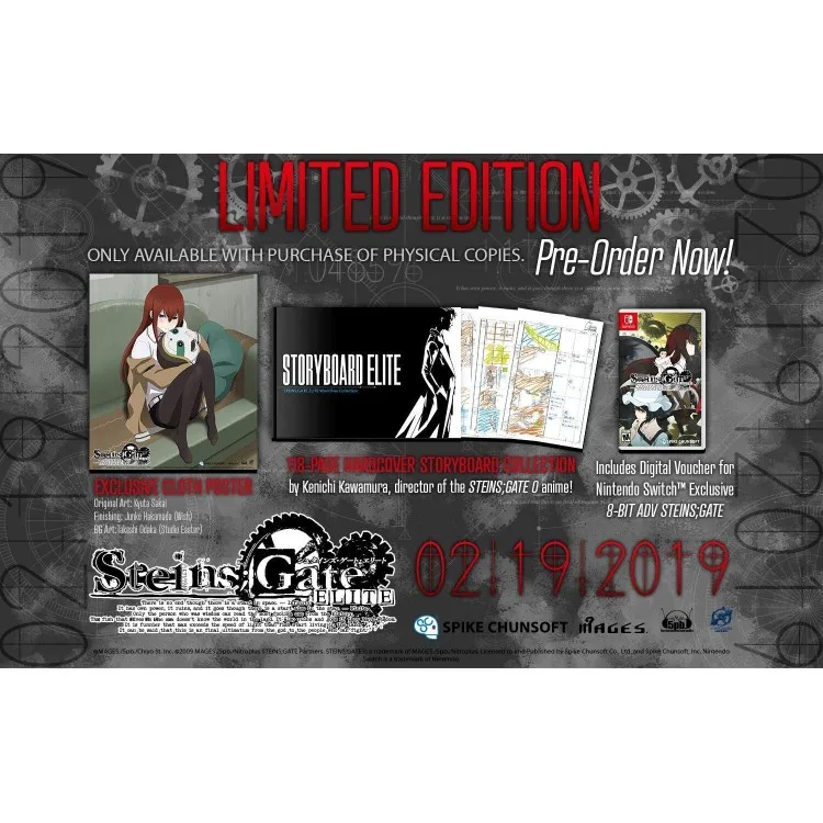 خرید بازی Steins; Gate Elite نسخه Limited Edition برای نینتندو سوییچ