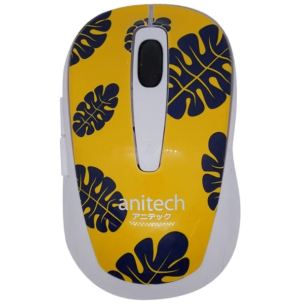 خرید موس Anitech W223 - بی سیم - زرد