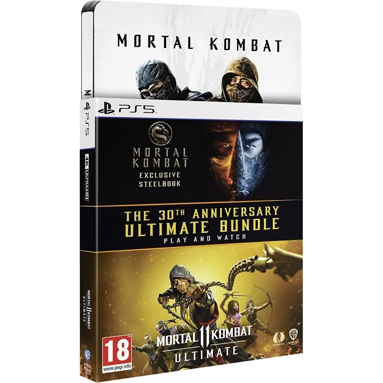 خرید بازی Mortal Kombat 11 Ultimate نسخه سی امین سالگرد بازی Mortal Kombat به همراه فیلم Mortal Kombat برای PS5