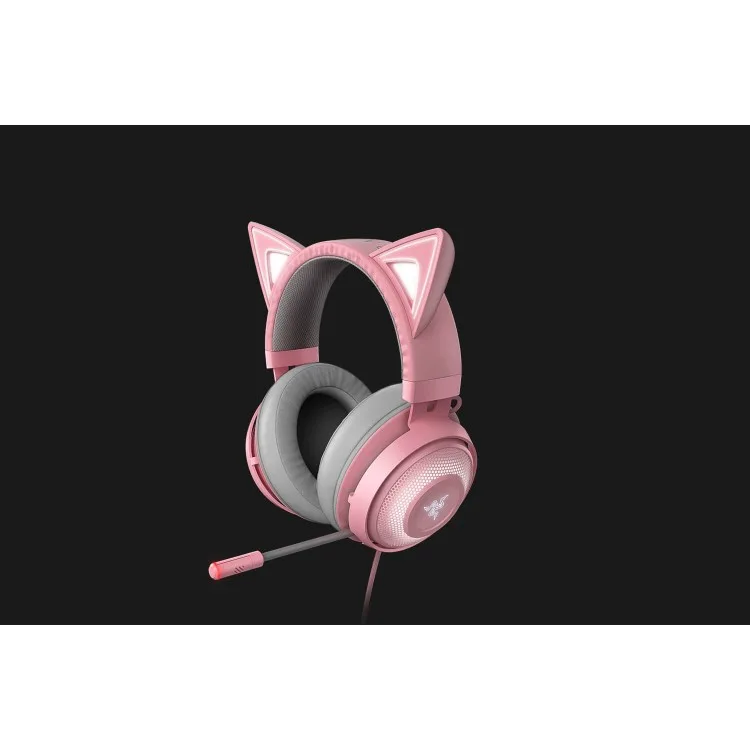 خرید هدست Razer Kraken نسخه Kitty - رنگ Quartz Pink