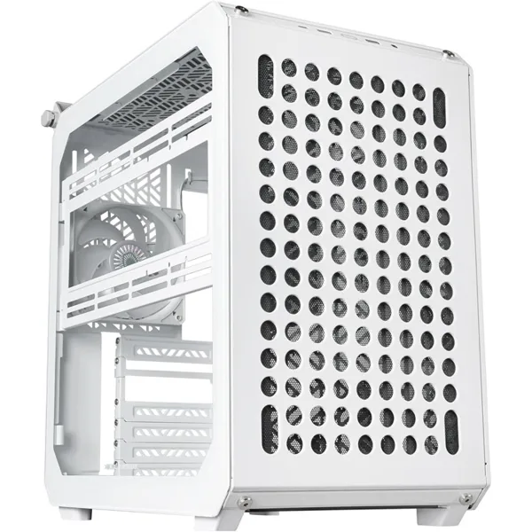 خرید کیس کامپیوتر Cooler Master Qube 500 Flatpack - شاسی مید تاور - سفید