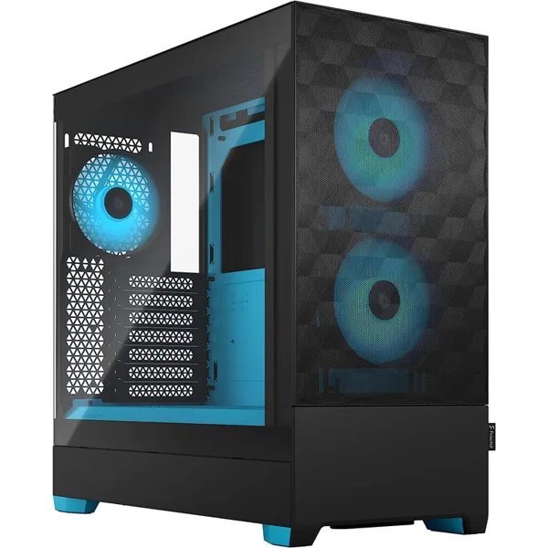 خرید کیس کامپیوتر Fractal Design Pop Air RGB - شاسی مید تاور - فیروزه ای - شیشه شفاف