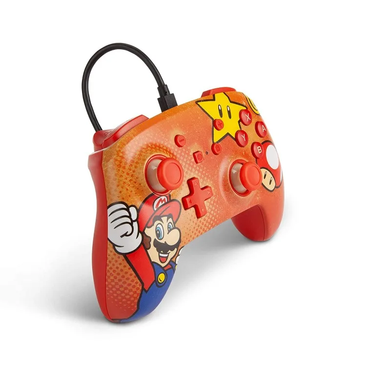خرید کنترلر PowerA Enhanced نینتندو سوییچ - طرح Super Mario Vintage