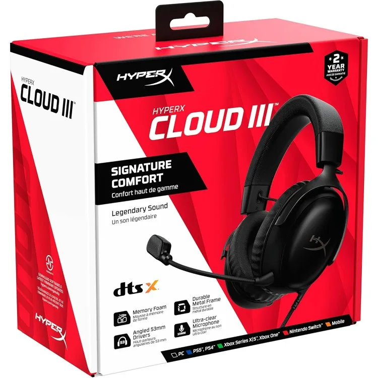 خرید هدست HyperX Cloud III - سیاه