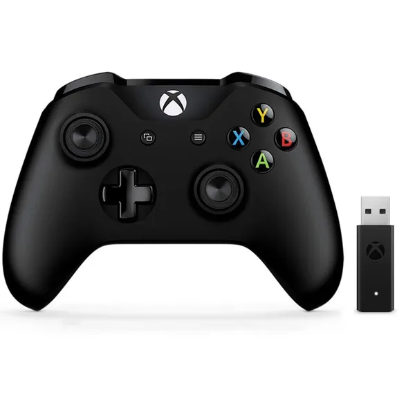 خرید کنترلر Xbox One S به همراه دانگل ویندوز - مشکی رنگ