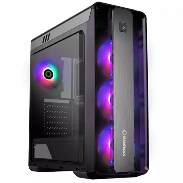 خرید کیس کامپیوتر GameMax Moonlight FRGB G511 - شاسی میدتاور - سیاه