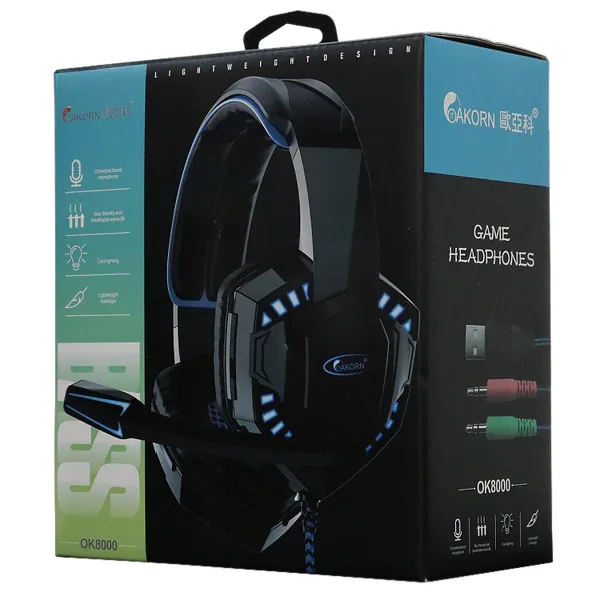 خرید هدست گیمینگ AKORN OK8000