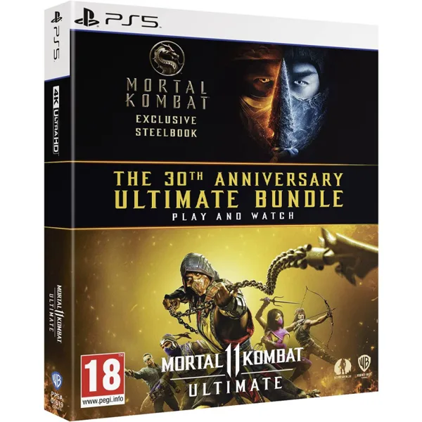 خرید بازی Mortal Kombat 11 Ultimate نسخه سی امین سالگرد بازی Mortal Kombat به همراه فیلم Mortal Kombat برای PS5
