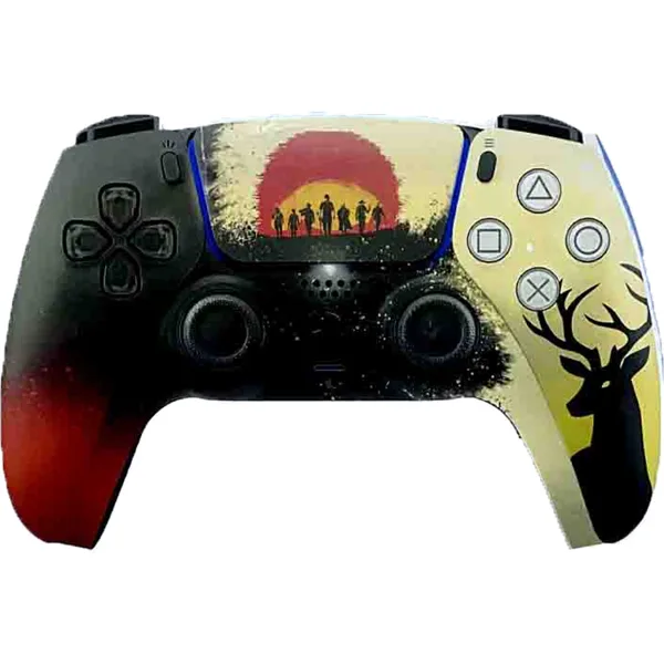خرید دسته PS5 - کاستوم حرفه ای - طرح بازی Red Dead Redemption 2