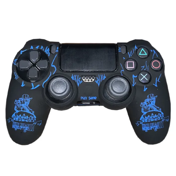 روکش کنترلر Dualshock 4 Cover - Red Dead Redemption 2 Blue