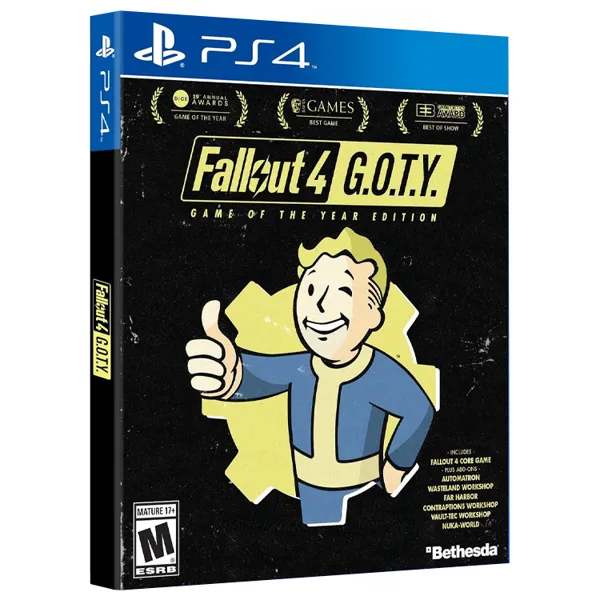 خرید بازی Fallout 4 نسخه Game of the Year با استیل بوک برای PS4