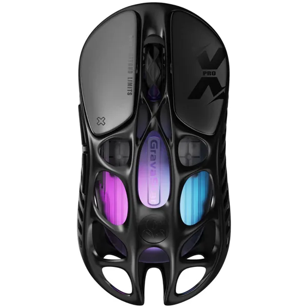 خرید موس GravaStar Mercury X Pro - بی سیم - سیاه کهکشانی
