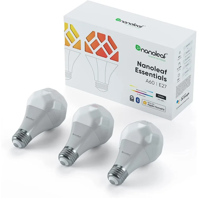 خرید لامپ هوشمند Nanoleaf Essentials E27 - پک سه تایی