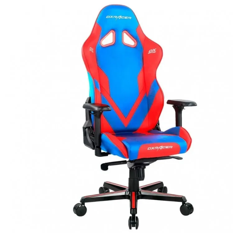 خرید صندلی گیمینگ DXRacer سری گلادیاتور - آبی/قرمز