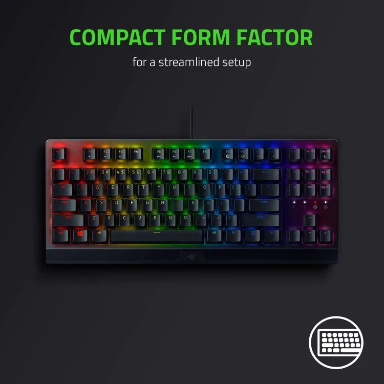 خرید کیبورد Razer Blackwidow v3 TKL - سوییچ سبز