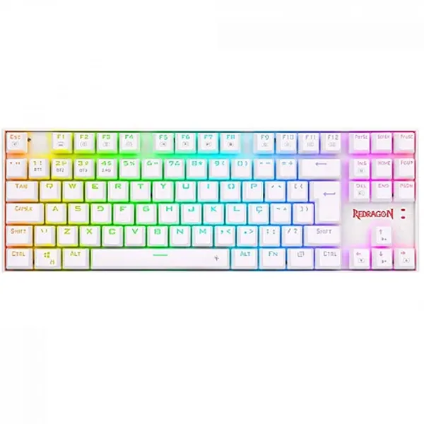 خرید کیبورد Redragon Kumara Pro - بی سیم - سوییچ مکانیکی قرمز - سفید