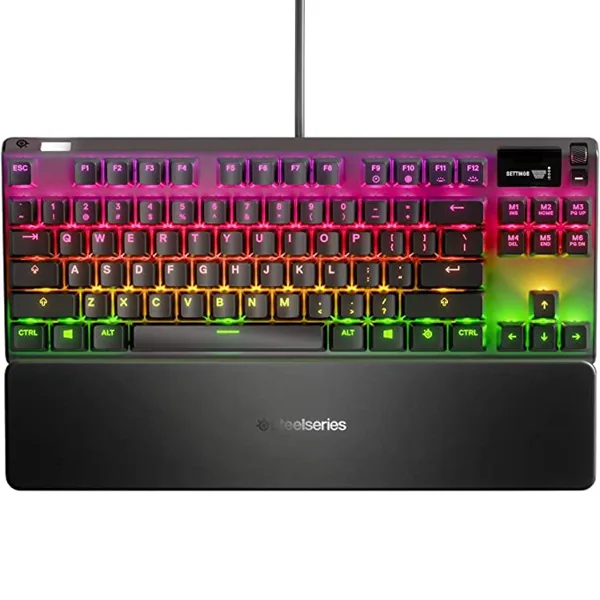 خرید کیبورد SteelSeries Apex 7 TKL - سوییچ آبی