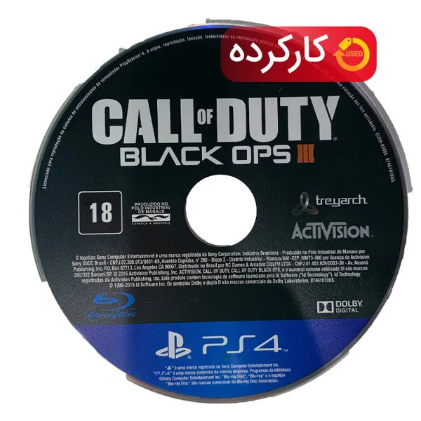 Call of Duty: Black Ops 3 - R2 - PS4 کارکرده بدون قاب