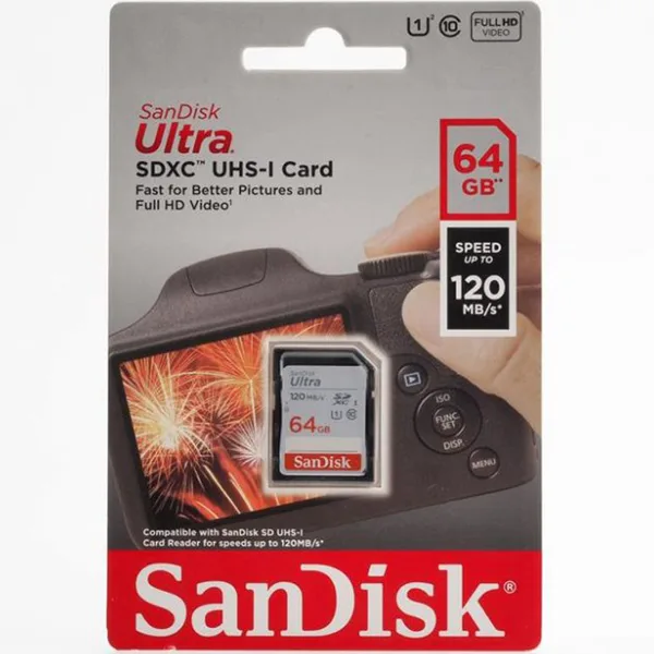 خرید SanDisk Ultra SDXC UHS-I Memory Card - 64GB