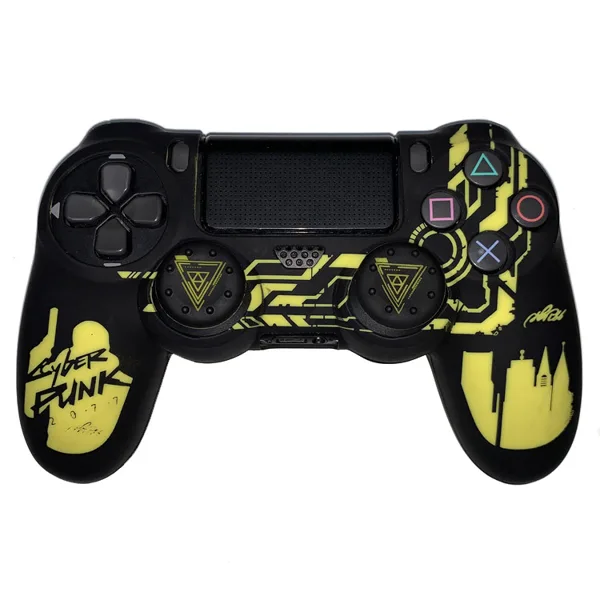 روکش کنترلر و آنالوگ Dualshock 4 - طرح بازی Cyberpunk 2077