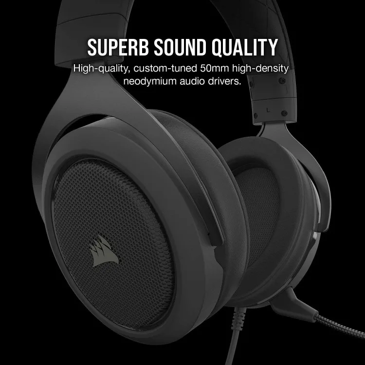 خرید هدست Corsair HS50 Pro Stereo - آبی
