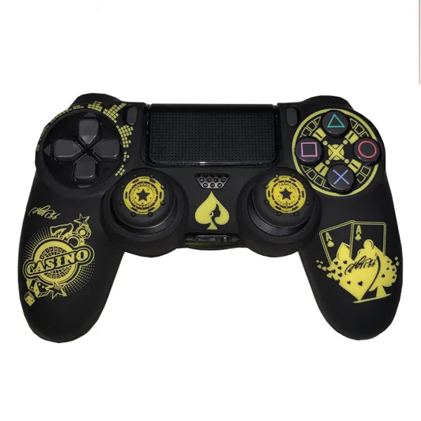 روکش کنترلر و آنالوگ Dualshock 4 Cover - Black - Code 300