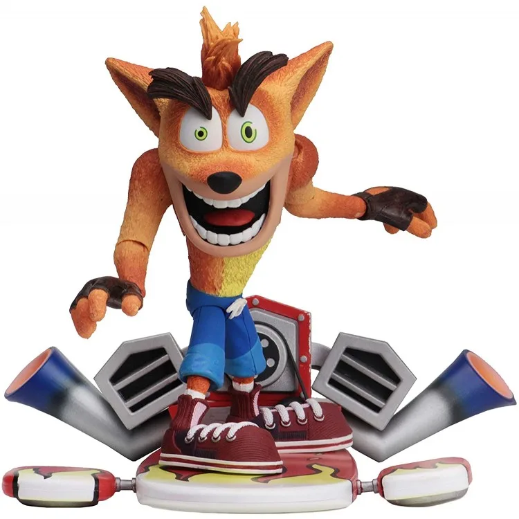 خرید اکشن فیگور کرش به همراه جت بورد از بازی Crash Bandicoot