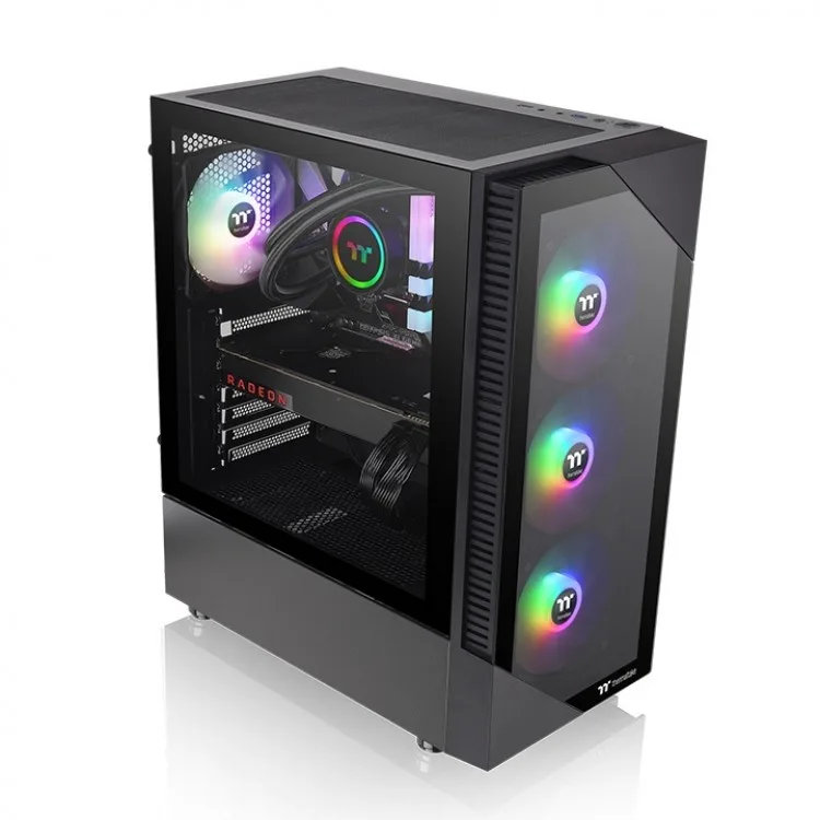 خرید کیس کامپیوتر Thermaltake View 200 TG ARGB - شاسی مید تاور - سیاه