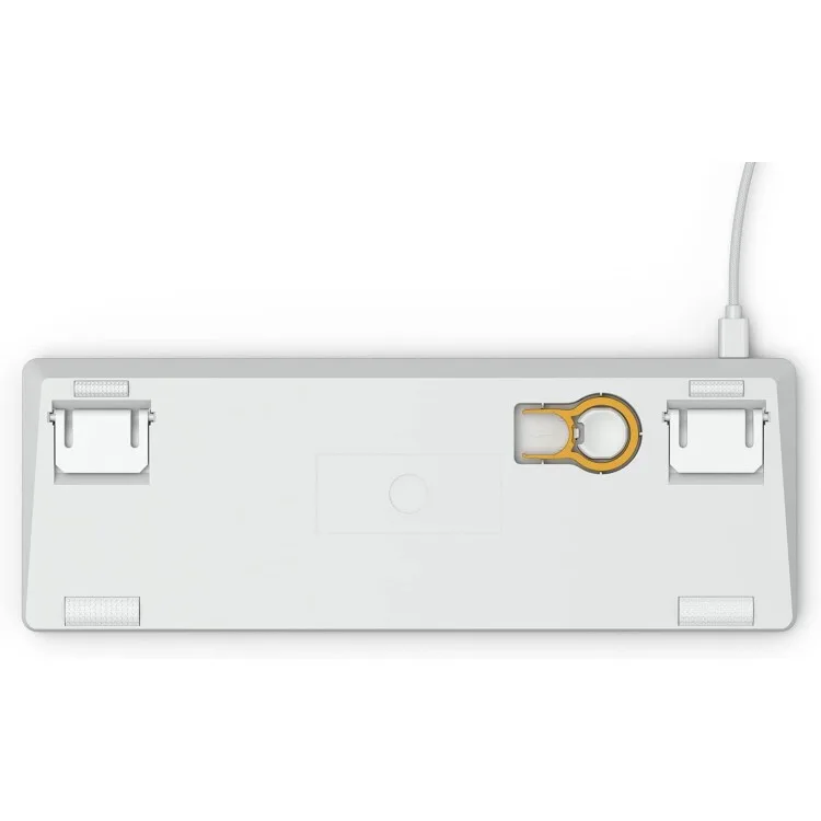 خرید کیبورد Glorious GMMK Compact - سوییچ مکانیکی قهوه ای - نسخه White Ice