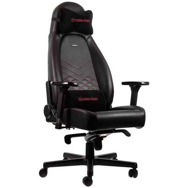 خرید صندلی گیمینگ Noblechairs ICON- مشکی/قرمز