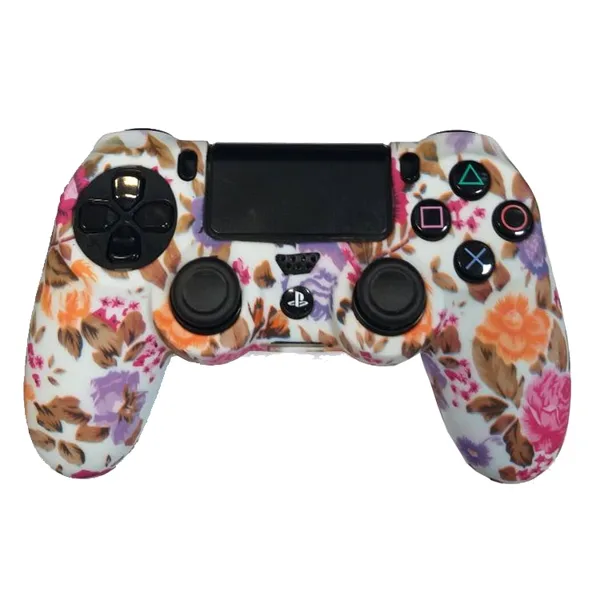 روکش کنترلر Dualshock 4- طرح گل ها