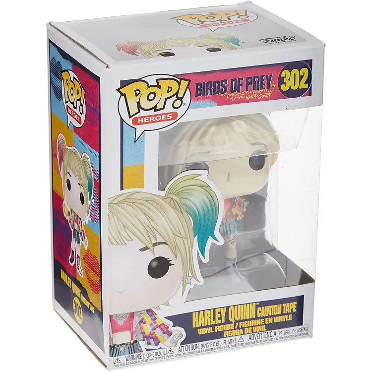 خرید عروسک POP! - شخصیت هارلی کویین با نوار زرد از فیلم Birds of Prey