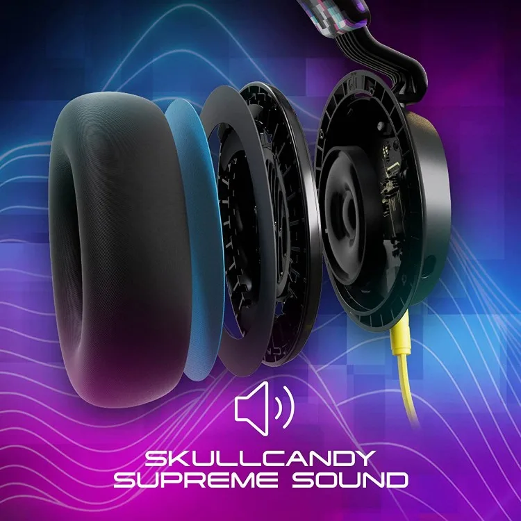 خرید هدست Skullcandy SLYR - رنگ Digi-Hype سیاه