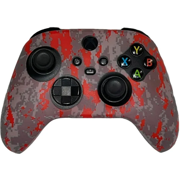 کاور کنترلر Xbox Series X/S - طرح قرمز پیکسلی