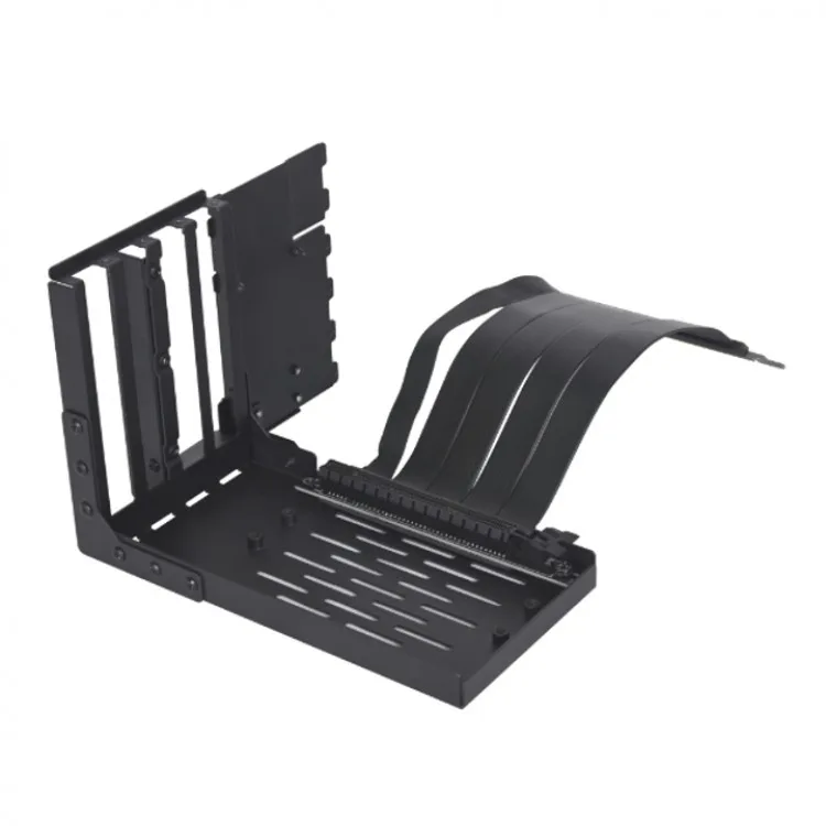 خرید نگه دارنده عمودی کارت گرافیک Lian Li Universal دارای چهار اسلات با کابل رایزر PCIe 4.0 - سیاه