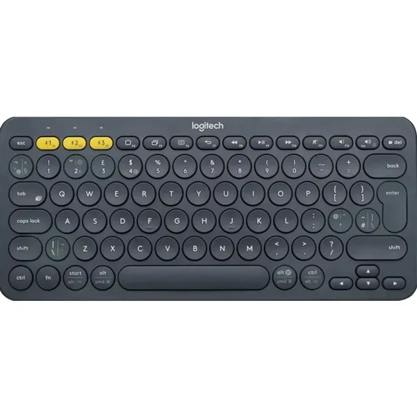 خرید کیبورد Logitech K380 - بی سیم - خاکستری تیره