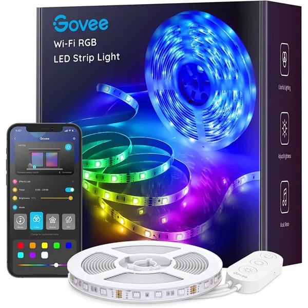 خرید لامپ نواری GoVee WiFi RGB - پنج متر