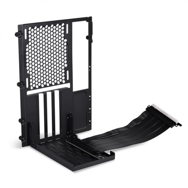 خرید نگه دارنده عمودی کارت گرافیک Lian Li O11D Mini با کابل رایزر PCIe 3.0 - سیاه