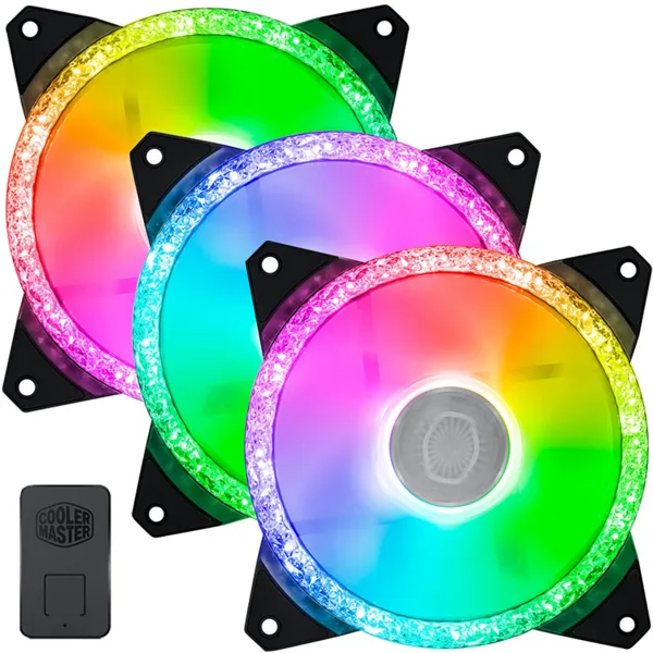 خرید فن کیس Cooler Master MasterFan MF120 Prismatic - پک سه تایی